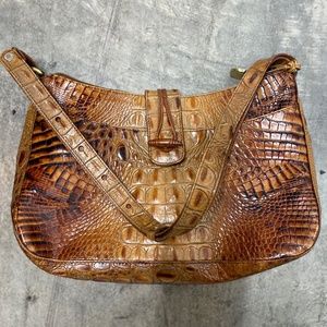 Brahmin Pecan color Purse with strap❤️